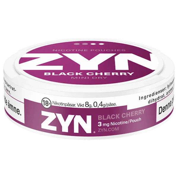 Zyn Black Cherry.