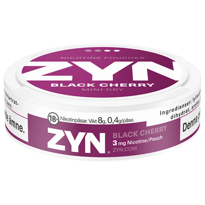 Zyn Black Cherry.