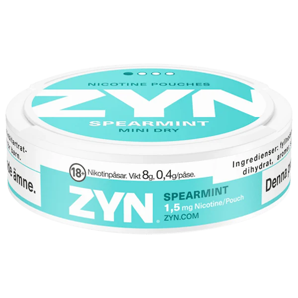 Zyn Spearmint.